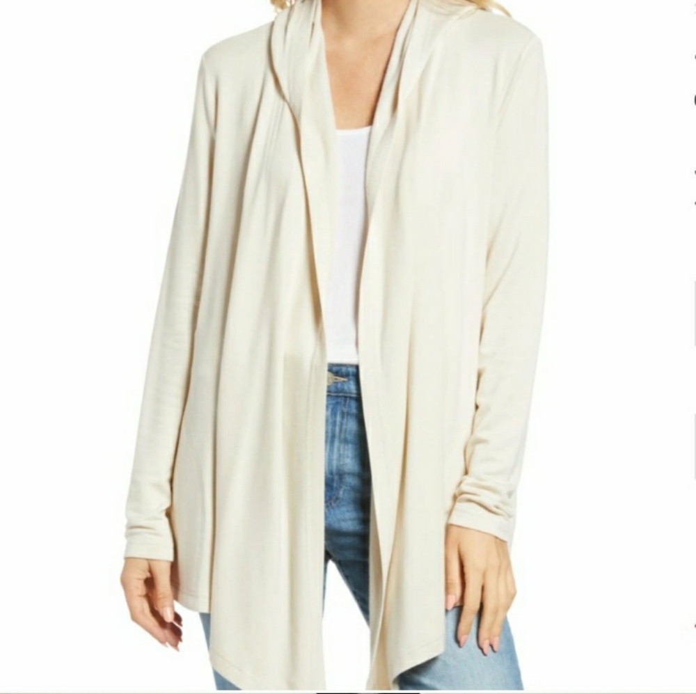 Splendid Hooded Front Cardigan Size M